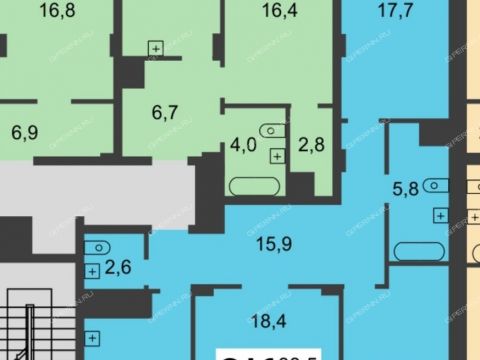 3-komnatnaya-ul-krasnozvezdnaya-d-31 фото