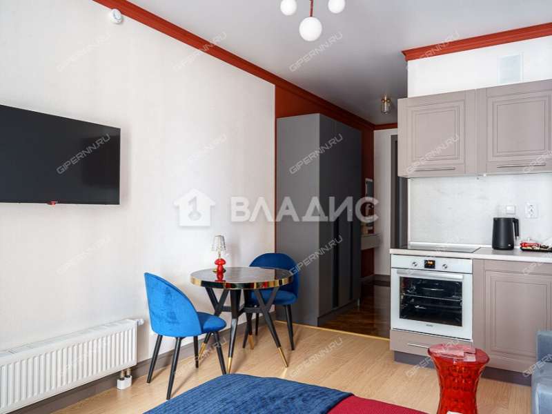 квартира-студия на 2-й Оранжерейной улице дом 4А