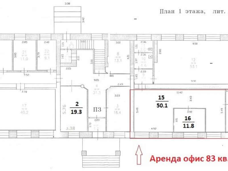 помещение под офис на Короленко ул., д.27