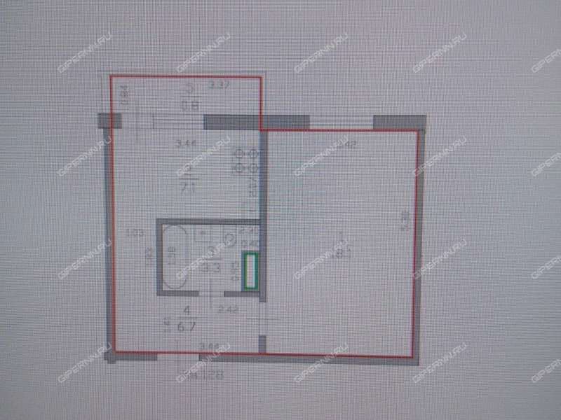 однокомнатная квартира на проспекте Кораблестроителей дом 50 к2