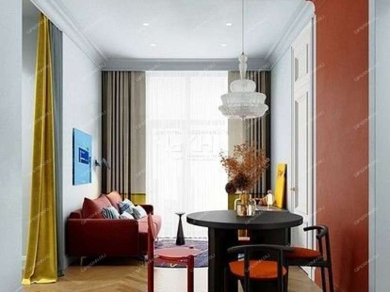 однокомнатная квартира на Алексеевской улице дом 24/27