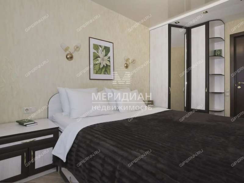 двухкомнатная квартира на улице Сергея Есенина дом 4Б