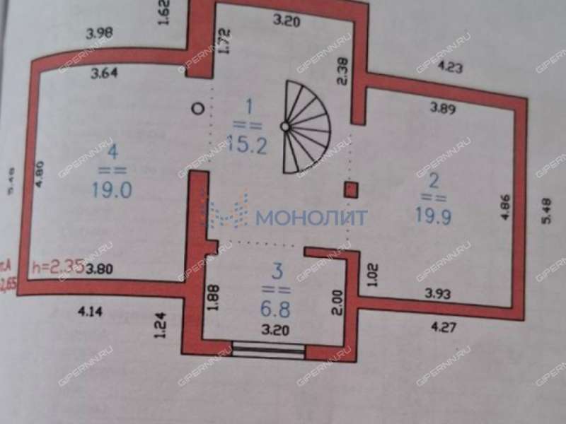 дом на Магистральной улице деревня Афонино