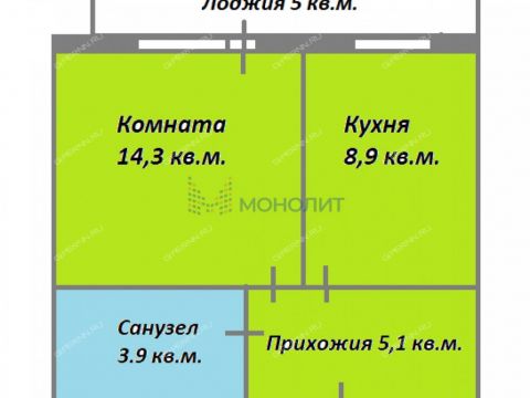1-komnatnaya-per-svetlogorskiy-d-2 фото