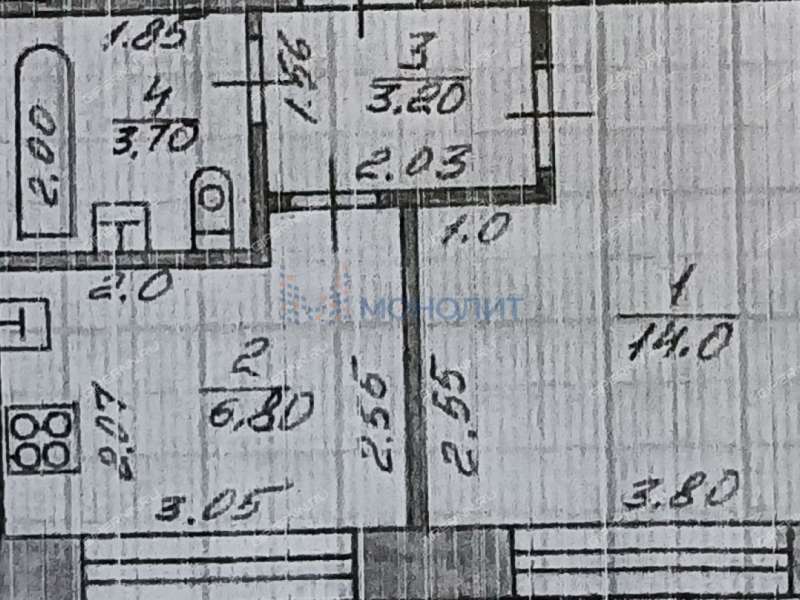 однокомнатная квартира на Дворовой улице дом 31
