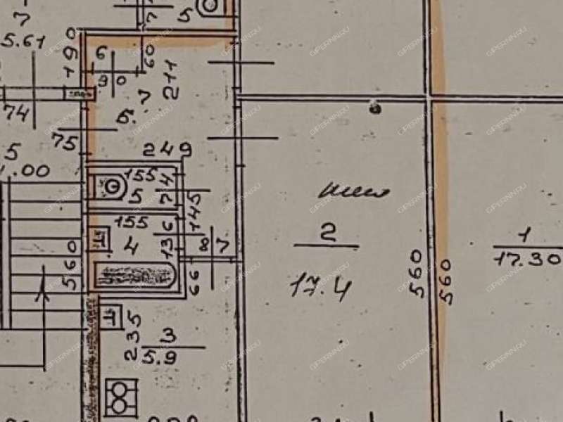 двухкомнатная квартира на улице Дьяконова дом 2 к3