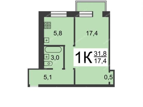 1-komnatnaya-ul-vologdina-d-5 фото