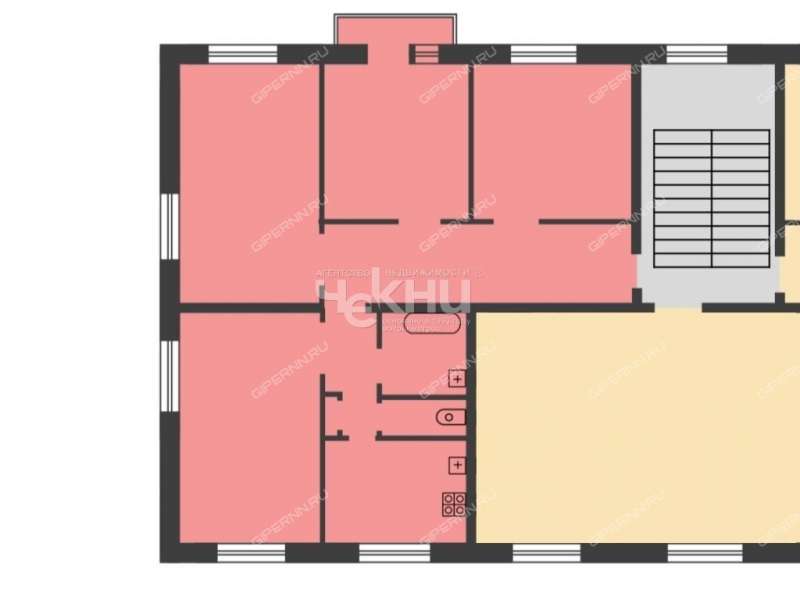 четырёхкомнатная квартира на Сормовском шоссе дом 4