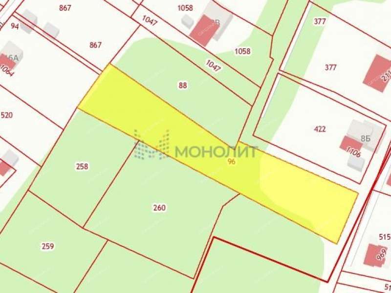 земельный участок 45 соток Солнечная улица село Новые Ключищи