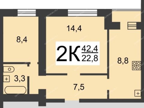 2-komnatnaya-prosp-busygina-d-47a фото