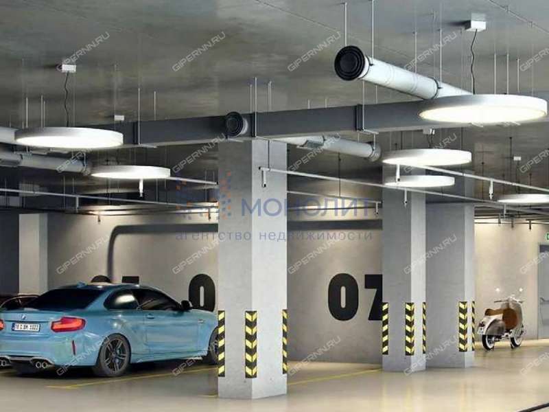 двухкомнатная квартира в новостройке в Плотничном переулке