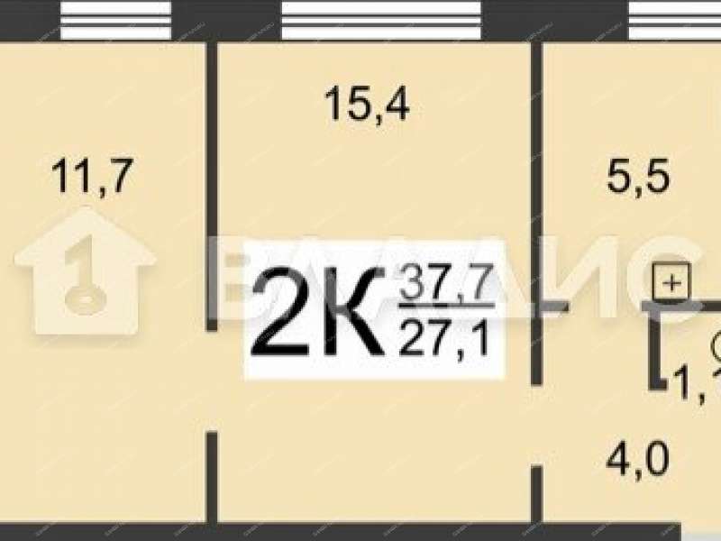 двухкомнатная квартира на Комсомольской улице дом 44А