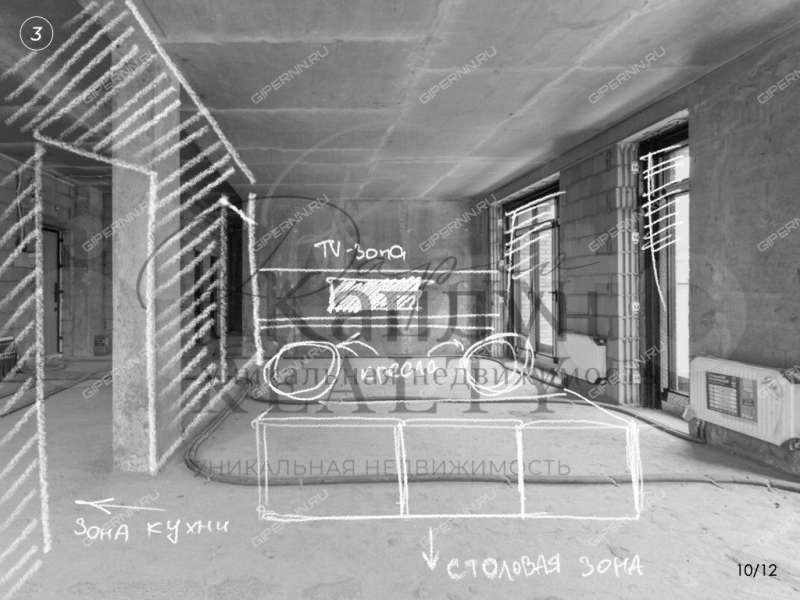 трёхкомнатная квартира на Октябрьской улице дом 21