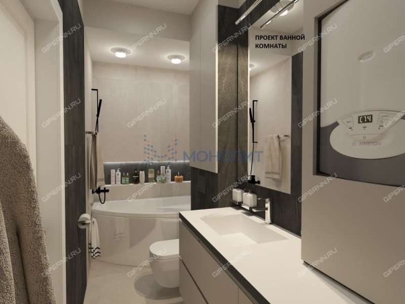 двухкомнатная квартира на проспекте Дзержинского дом 9 город Дзержинск