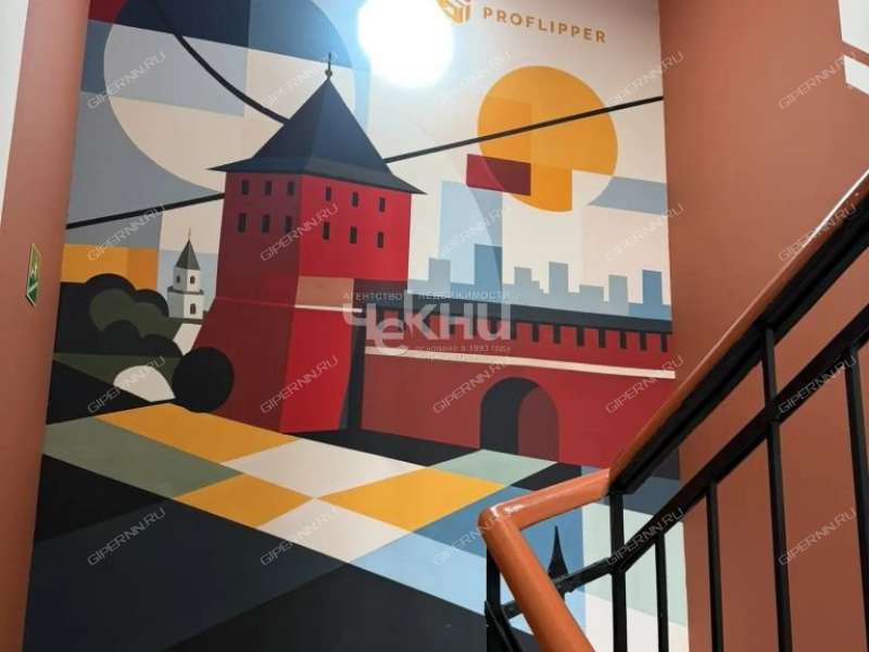 однокомнатная квартира на Алексеевской улице дом 24/27