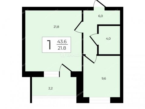 1-komnatnaya-ul-vasileva-d-10a фото
