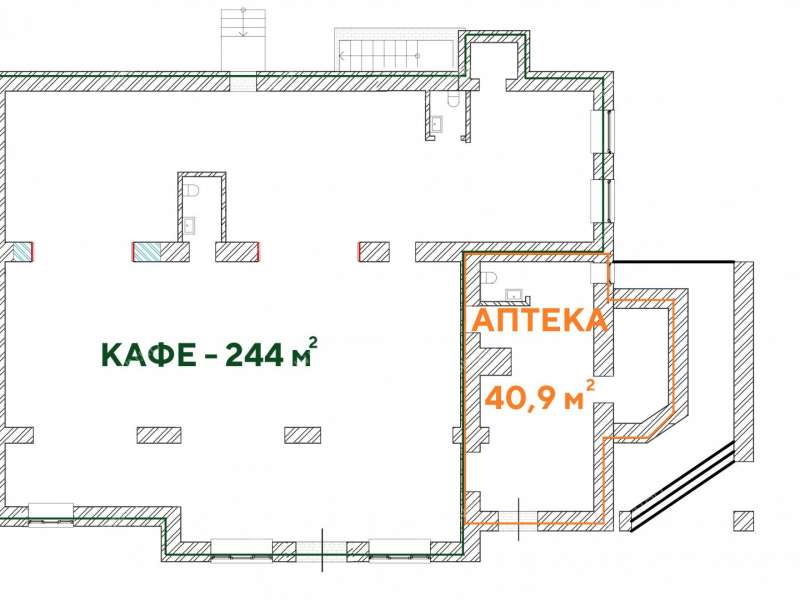 здание под офис, торговую площадь на бульваре Космонавтов город Дзержинск