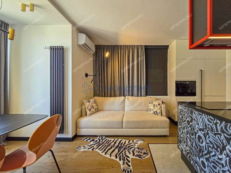 двухкомнатная квартира на улице Цветочная дом 12 к2