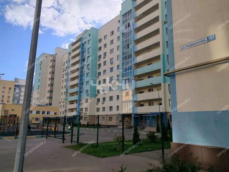двухкомнатная квартира на улице Родионова дом 191 к1