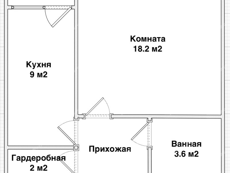 однокомнатная квартира на улице Мирошникова дом 3б