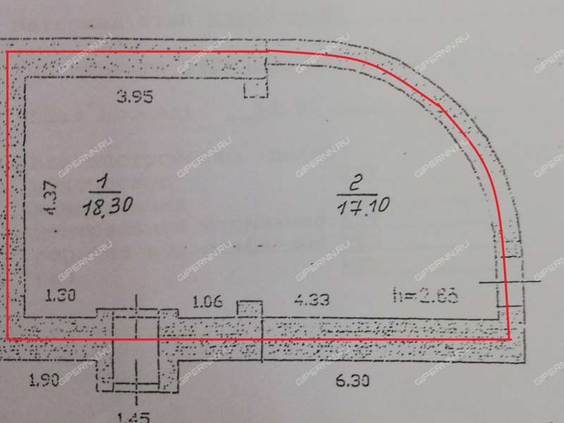помещение под торговую площадь на улице Пискунова