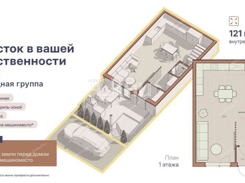 таунхаус на улице Европейская деревня Афонино