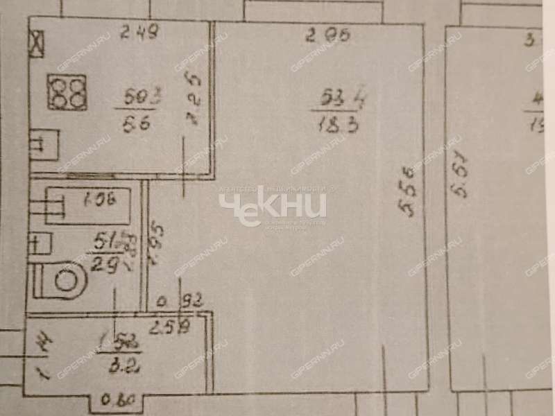 однокомнатная квартира на проспекте Гагарина дом 62
