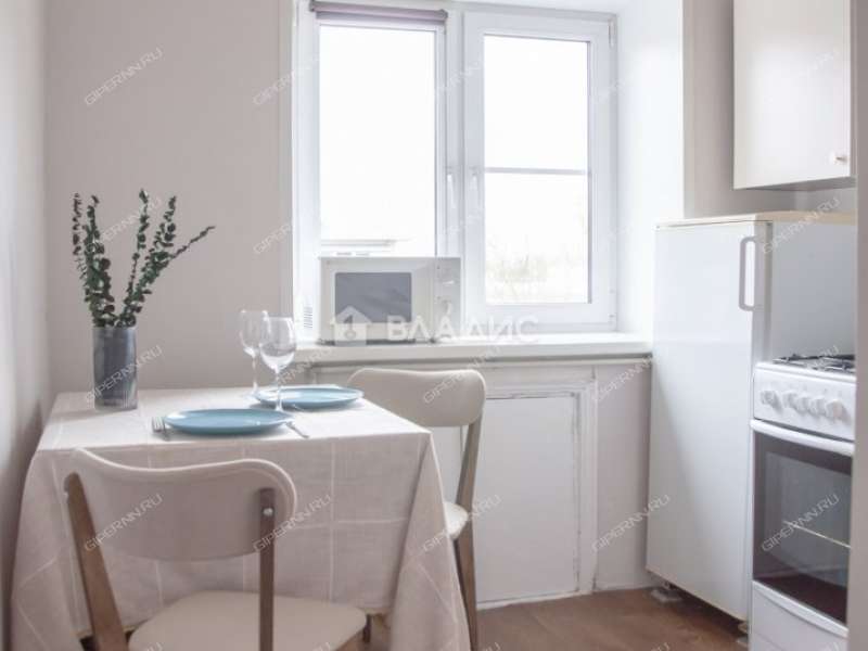 однокомнатная квартира на Берёзовской улице дом 68