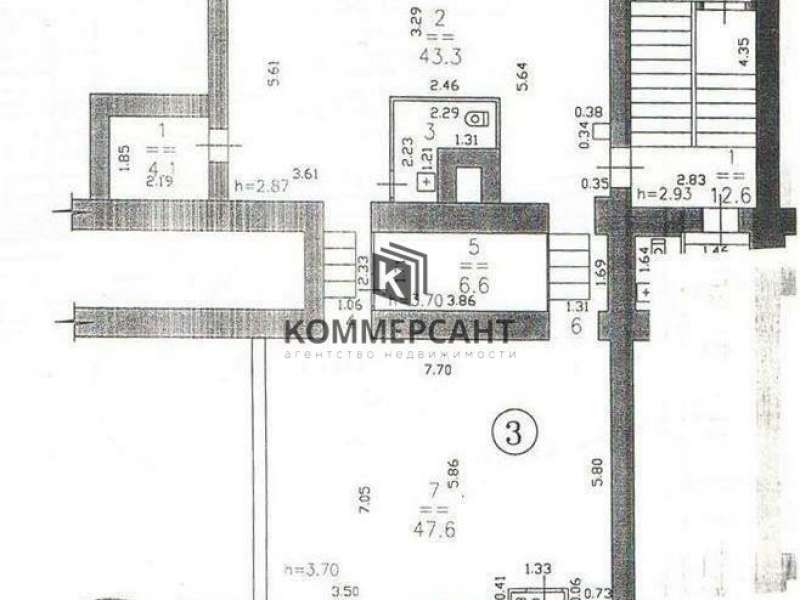 помещение под торговую площадь на улице Чаадаева