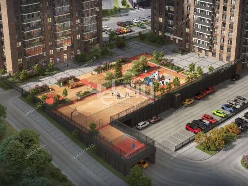 двухкомнатная квартира в новостройке на 2-й Оранжерейной улице