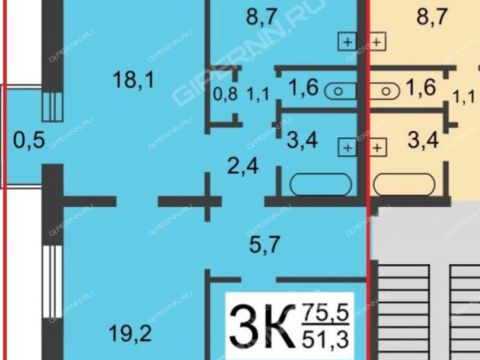 3-komnatnaya-prosp-oktyabrya-d-22 фото